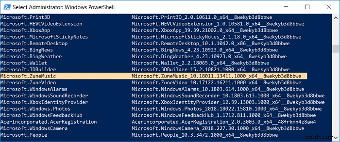 Windows 10からGroove Musicを完全にアンインストールする方法