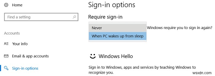 Windows 10でスリープ復帰後のパスワード入力を無効にする2つの方法