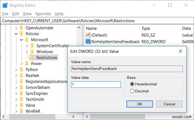 【Windows 10】Internet Explorerの「Send a Smile」ボタンを削除・無効化する2つの方法