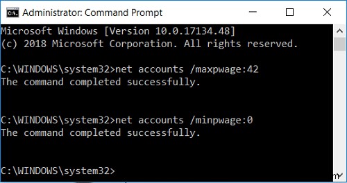 Windows 10でパスワードの有効期限を有効・無効にする方法