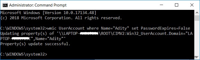 Windows 10でパスワードの有効期限を有効・無効にする方法