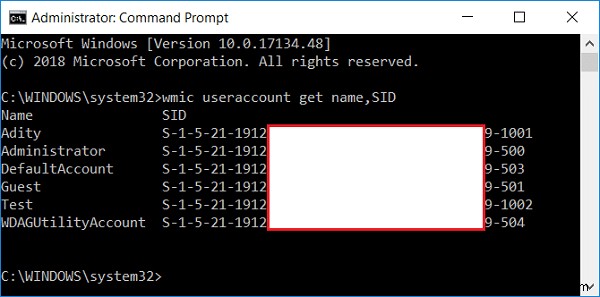Windows 10でユーザープロファイルフォルダの名前を変更する方法