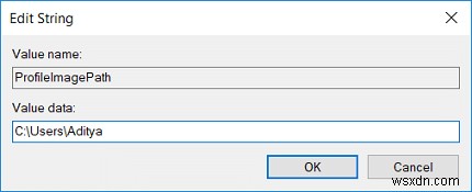 Windows 10でユーザープロファイルフォルダの名前を変更する方法