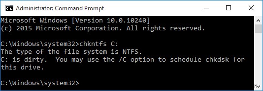 Windows 10でスケジュールされたChkdsk（ディスクチェック）をキャンセルする3つの方法