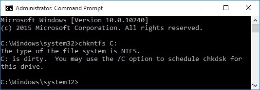 Windows 10でスケジュールされたChkdsk(ディスクチェック)をキャンセルする3つの方法