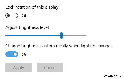 Windows 10でアダプティブブライトネス(自動輝度調整)を有効・無効にする4つの方法