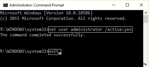 Windows 10の組み込みAdministratorアカウントを有効化・無効化する4つの方法