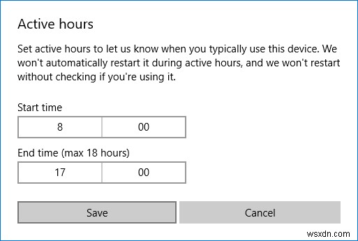 Windows 10の更新プログラムにおける「アクティブ時間」の変更方法