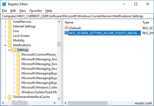 Windows 10のロック画面でアプリ通知を有効・無効にする方法