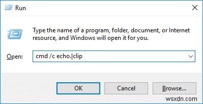 Windows 10でクリップボードをクリアするショートカットを作成する3つの方法