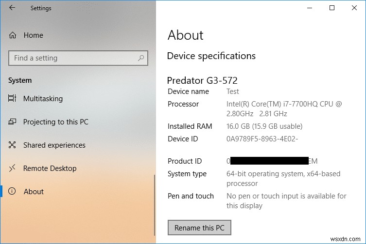 Windows 10でPC名(コンピューター名)を変更する3つの方法