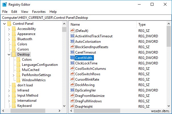 Windows 10でテキストカーソルの太さを変更する3つの方法