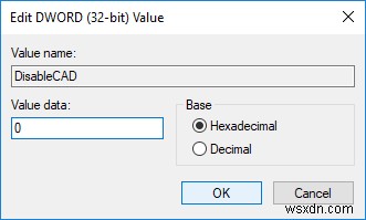 Windows 10でセキュアログイン（Ctrl+Alt+Delete要求）を有効・無効にする3つの方法