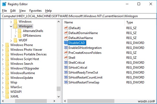 Windows 10でセキュアログイン（Ctrl+Alt+Delete要求）を有効・無効にする3つの方法