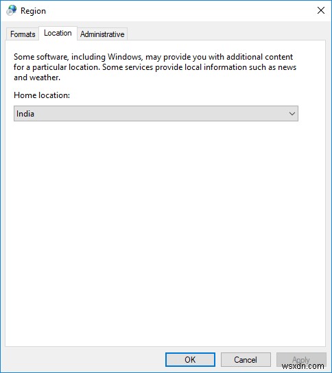 Windows 10で国または地域（GeoID）を変更する3つの方法
