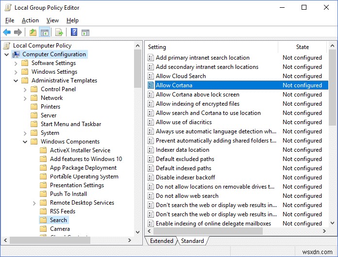 Windows 10でCortanaを有効または無効にする2つの方法【レジストリ・グループポリシー】