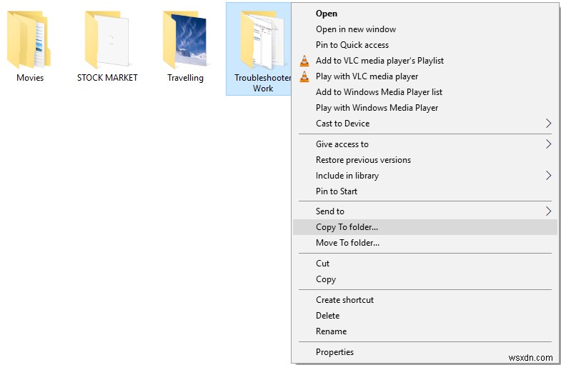 Windows 10の右クリックメニューに「フォルダーにコピー」「フォルダーに移動」を追加する方法