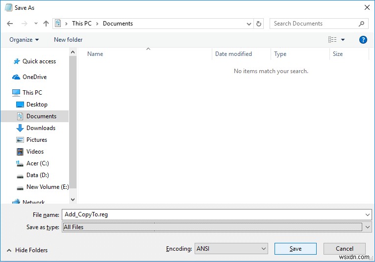 Windows 10の右クリックメニューに「フォルダーにコピー」「フォルダーに移動」を追加する方法