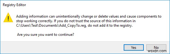 Windows 10の右クリックメニューに「フォルダーにコピー」「フォルダーに移動」を追加する方法