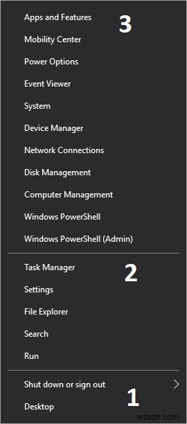 Windows 10 の WinX メニューにコントロール パネルを表示・復活させる方法
