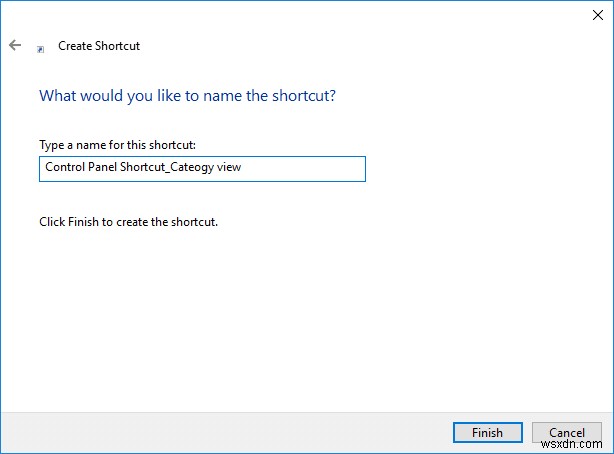 Windows 10 でコントロールパネル「すべてのタスク」(God Mode) のショートカットを作成する方法
