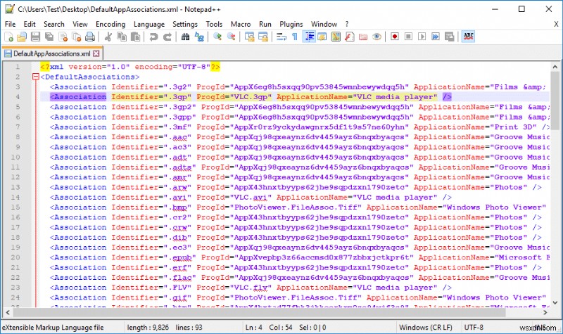 Windows 10で既定のアプリの関連付けをエクスポート・インポートする方法