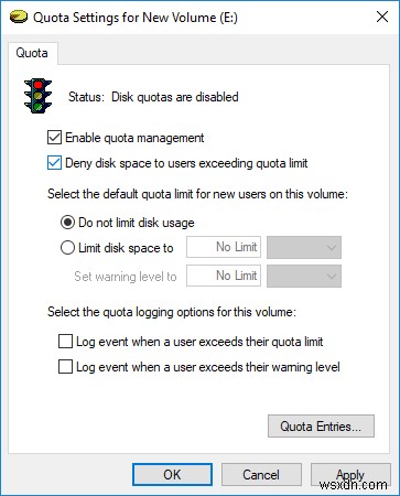 Windows 10でディスククォータの制限値と警告レベルを設定する4つの方法