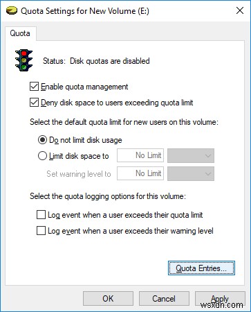 Windows 10でディスククォータの制限値と警告レベルを設定する4つの方法