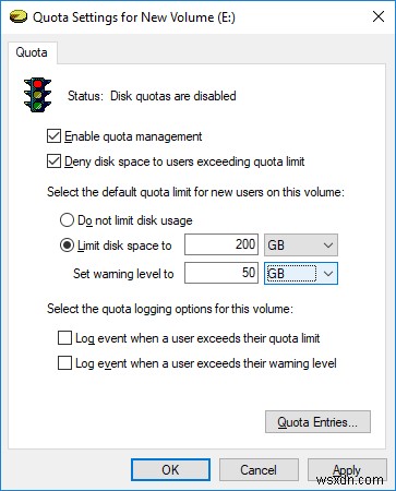 Windows 10でディスククォータの制限値と警告レベルを設定する4つの方法