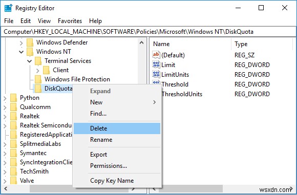 Windows 10でディスククォータの制限値と警告レベルを設定する4つの方法