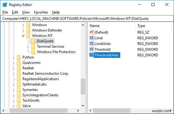 Windows 10でディスククォータの制限値と警告レベルを設定する4つの方法