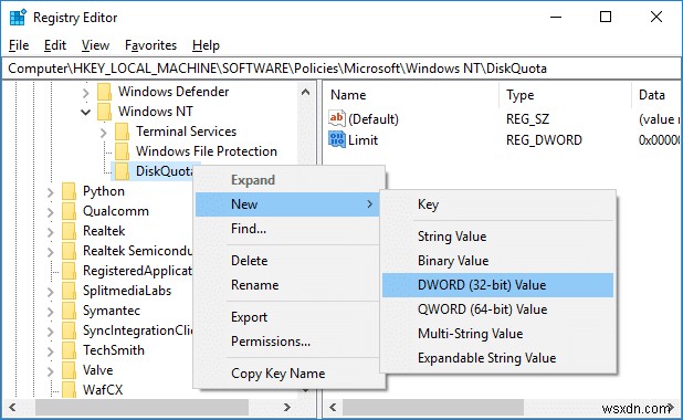 Windows 10でディスククォータの制限値と警告レベルを設定する4つの方法