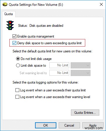 Windows 10で強制ディスククォータ制限を有効または無効にする4つの方法
