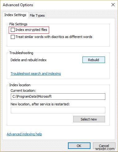 Windows 10で暗号化ファイルのインデックス作成を有効・無効にする2つの方法