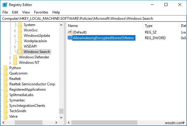 Windows 10で暗号化ファイルのインデックス作成を有効・無効にする2つの方法
