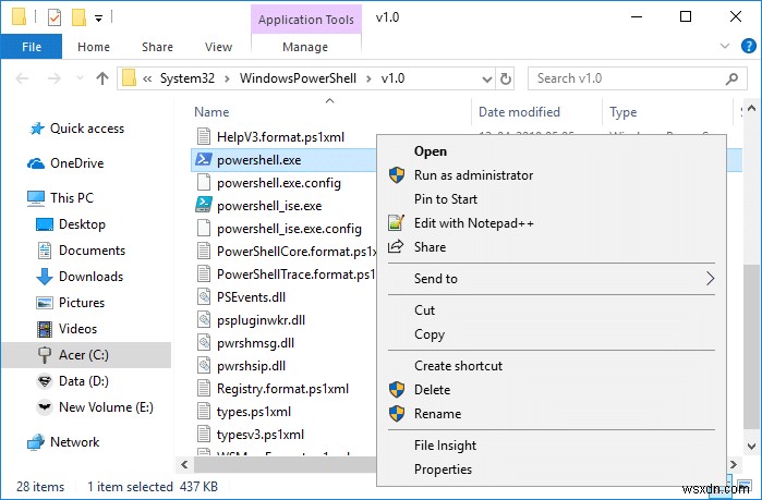 Windows 10で管理者権限付きのWindows PowerShellを開く7つの方法