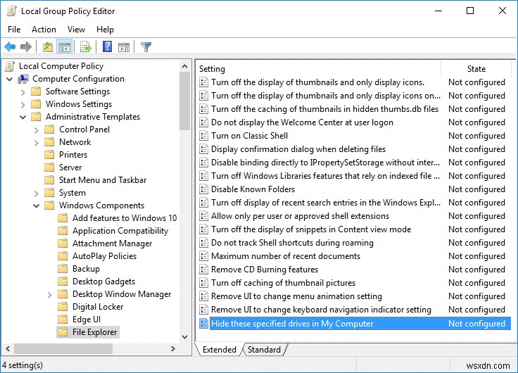 Windows 10 でドライブを非表示にする方法【5つの簡単な手順を解説】