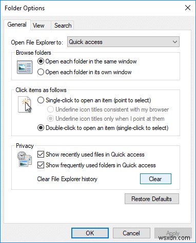 Windows 10でエクスプローラーの「最近使ったファイル」履歴を消去する3つの方法