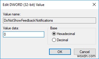Windows 10でフィードバックの頻度を変更・無効化する方法