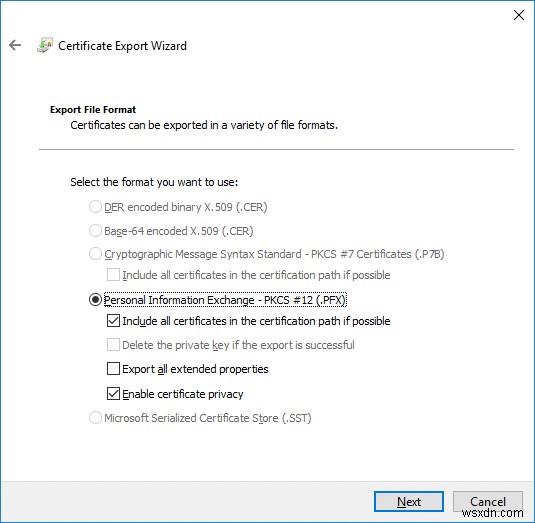 Windows 10でEFS証明書とキーをバックアップする2つの方法