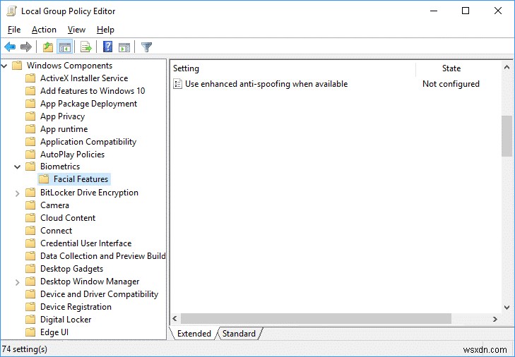 Windows Helloの顔認証で強化されたスプーフィング対策を有効にする方法