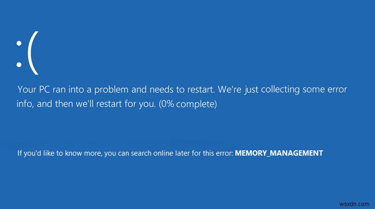 Windows 10のメモリ管理エラー(BSOD)を解決する11の方法【完全ガイド】