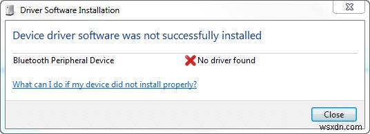【Windows 10】「Bluetooth周辺機器ドライバーが見つかりません」エラーの解決方法