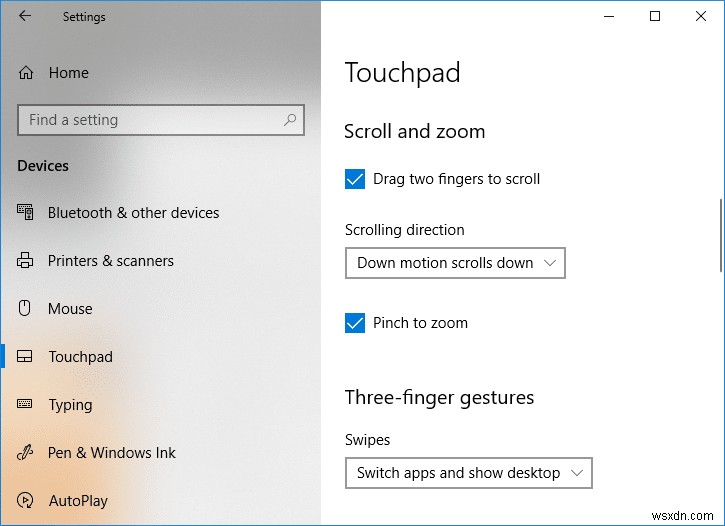【Windows 10】タッチパッドの2本指スクロールができないときの対処法