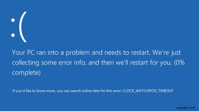 Windows 10で「CLOCK_WATCHDOG_TIMEOUT」ブルースクリーンエラーを解決する9つの方法