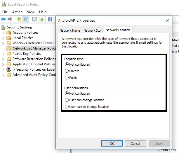 Windows 10でパブリックネットワークからプライベートネットワークに変更する方法