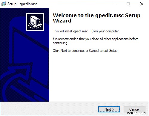 Windows 10 Homeにグループポリシーエディター(gpedit.msc)をインストールする方法