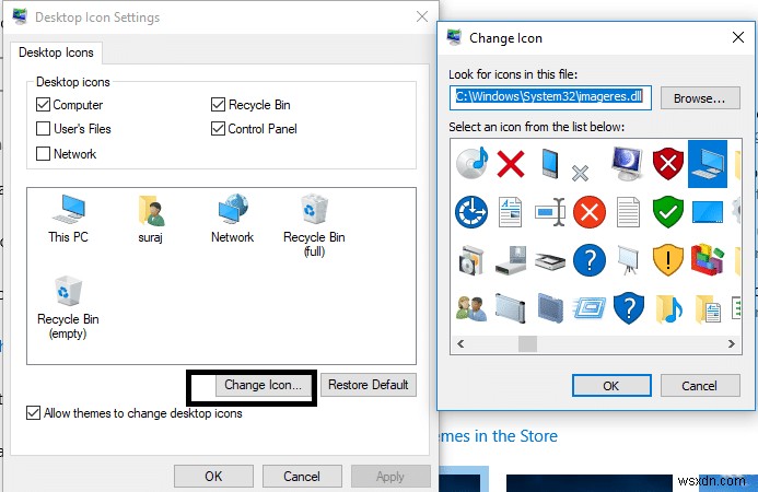 Windows 10で従来のデスクトップアイコン（PC・ごみ箱・コントロールパネルなど）を復元する方法