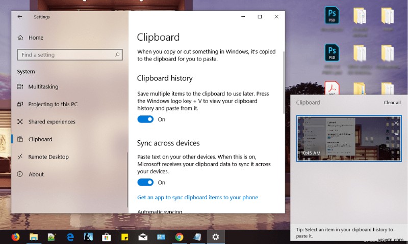 【Windows 10】新しいクリップボード機能の使い方を徹底解説