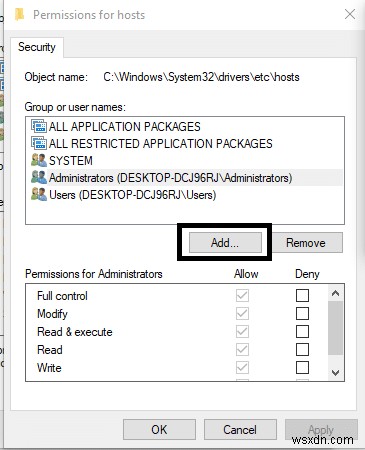 Windows 10でhostsファイルを編集時に「アクセスが拒否されました」エラーが出る場合の対処法